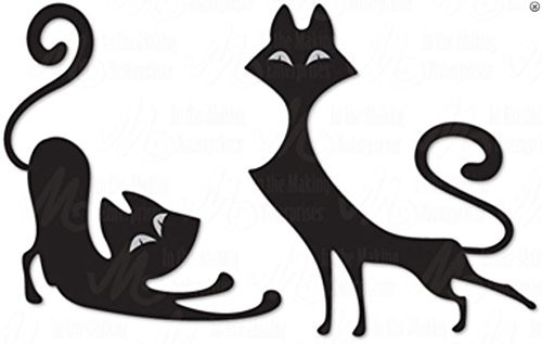 Dee's Distinctively Retro Cats IME-182 Metal Cutting Dies
