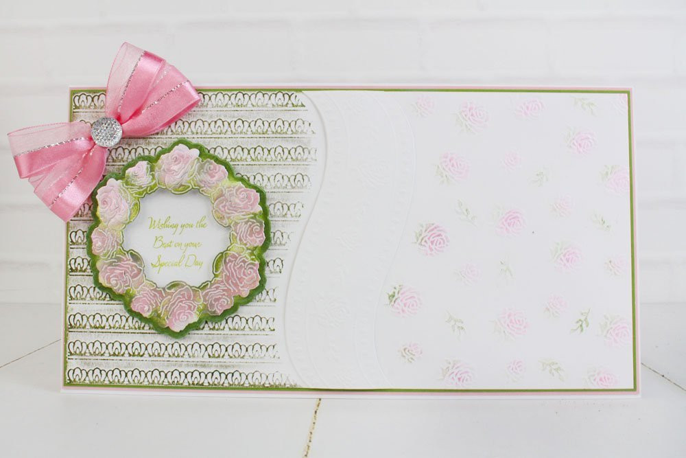 Tattered Lace Victorian Rose Label ETL261 Cutting Die