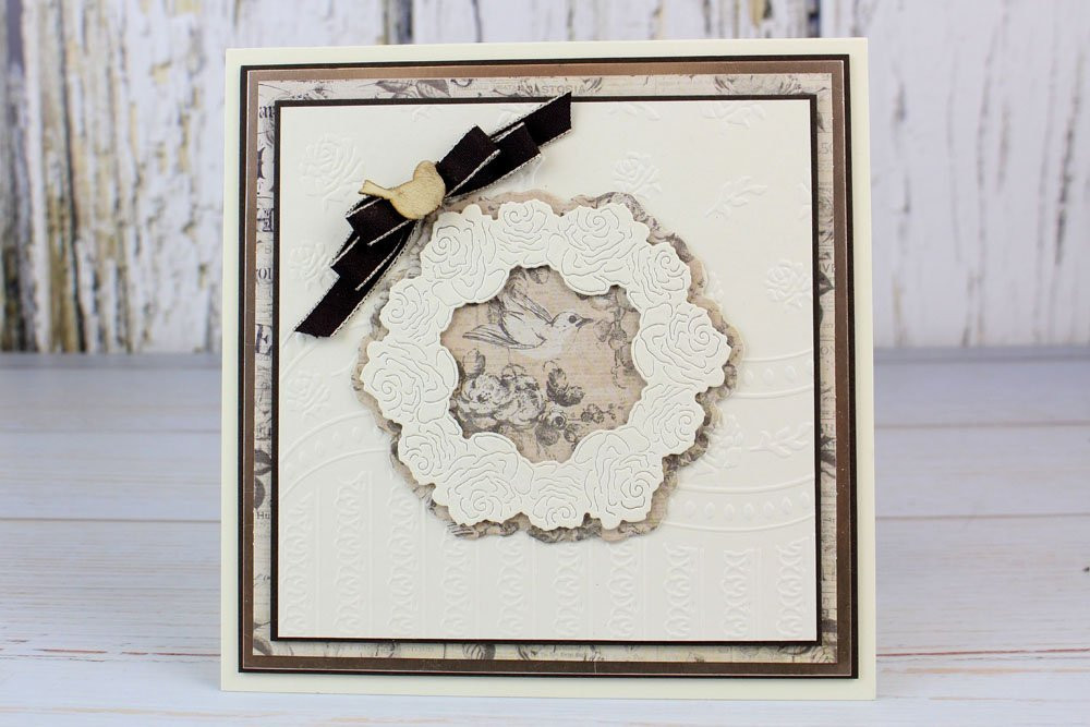 Tattered Lace Victorian Rose Label ETL261 Cutting Die