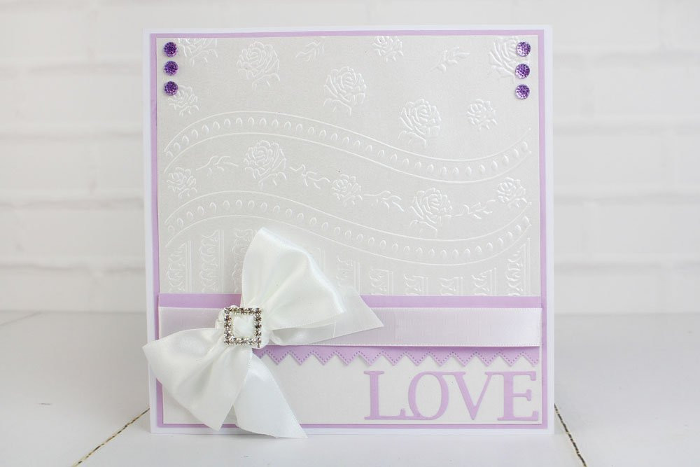 Tattered Lace Embossing Folder Victorian Rose EF159