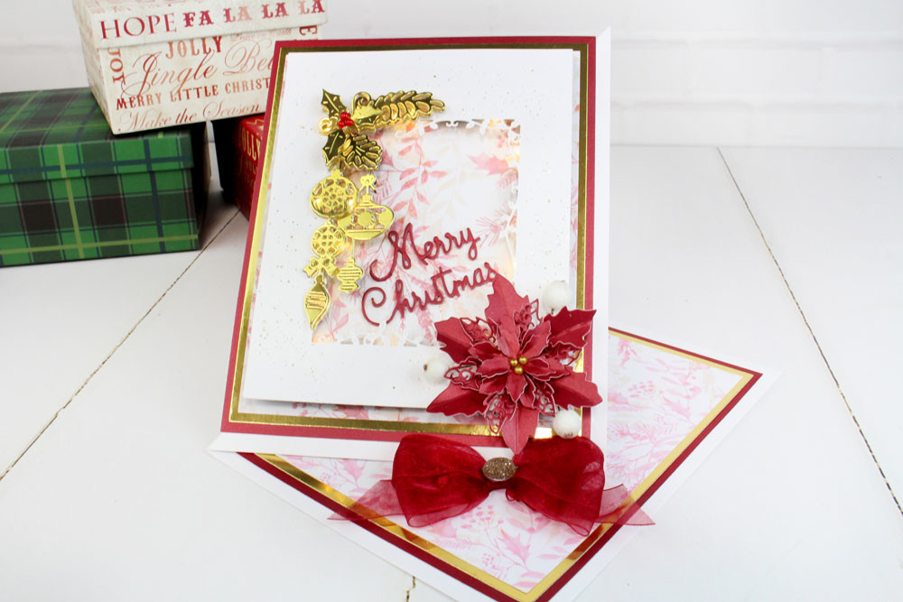 Tattered Lace Ornamental Merry Christmas Cutting Die ETL269