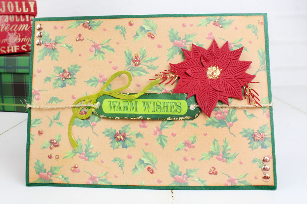 Tattered Lace Christmas Poinsettia Over the Edge Cutting Die ETL304