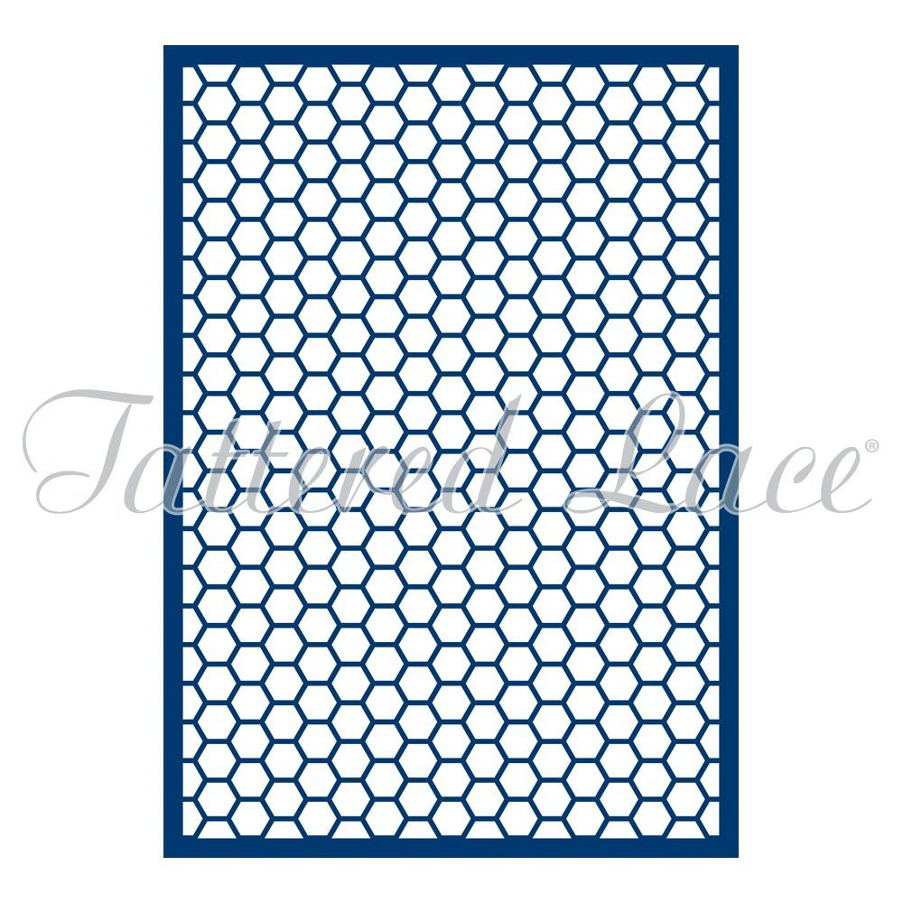 Tattered Lace Mini Honeycomb Panel Cutting Die ETL227