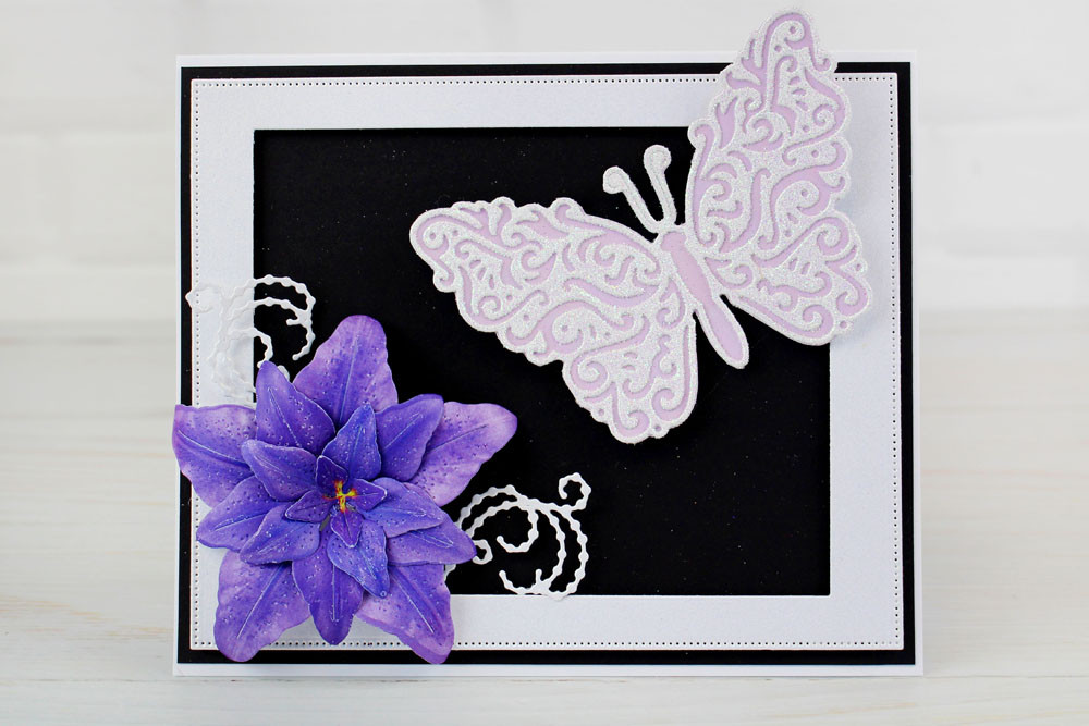 Tattered Lace RETIRED Flourishing Butterfly Cutting Die D243