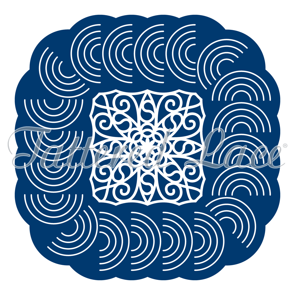 Tattered Lace RETIRED Cut & Tuck Circle Cutting Die D783