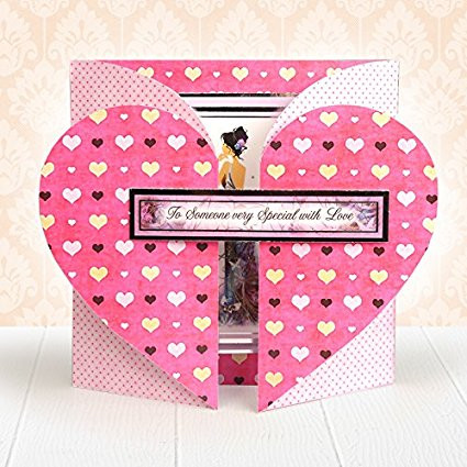Hunkydory Crafts Heart Gatefold Shape Cards SHA211