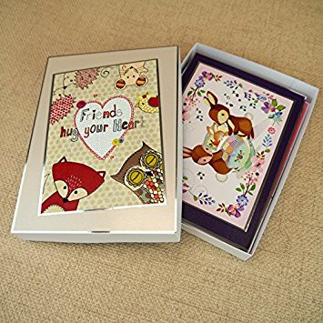 Hunkydory Little Book Notelet Set-- Includes Blank Cards, Envelopes and Boxes...