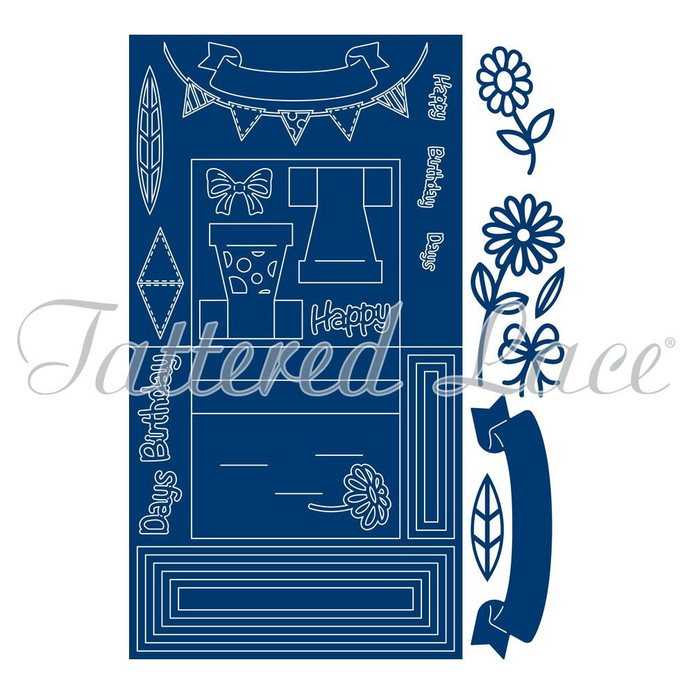 Tattered Lace Stage Card - Big Beautiful Set ETL383