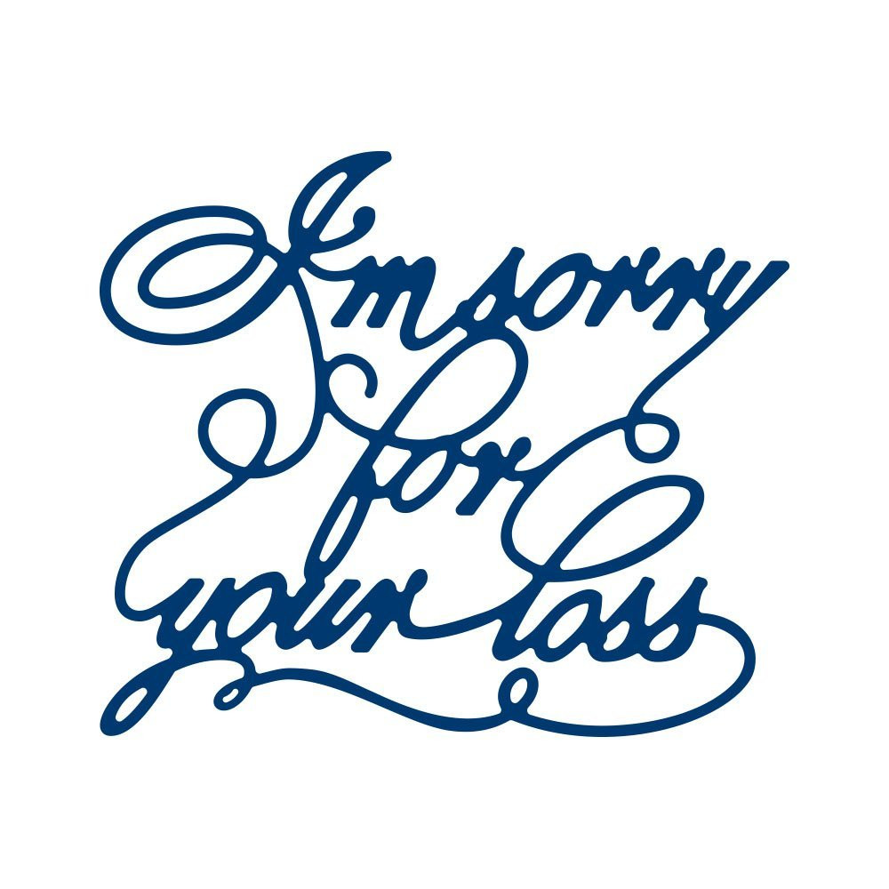 Tattered Lace I'm Sorry For Your Loss Cutting Die D1358