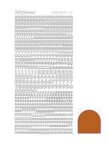 Find It Trading Hobby Dots Mini Alphabet -Mirror COPPER  STDMLCB