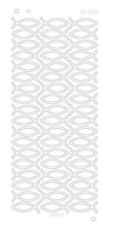 Find It Trading FISH Mirror SILVER CD3085Z