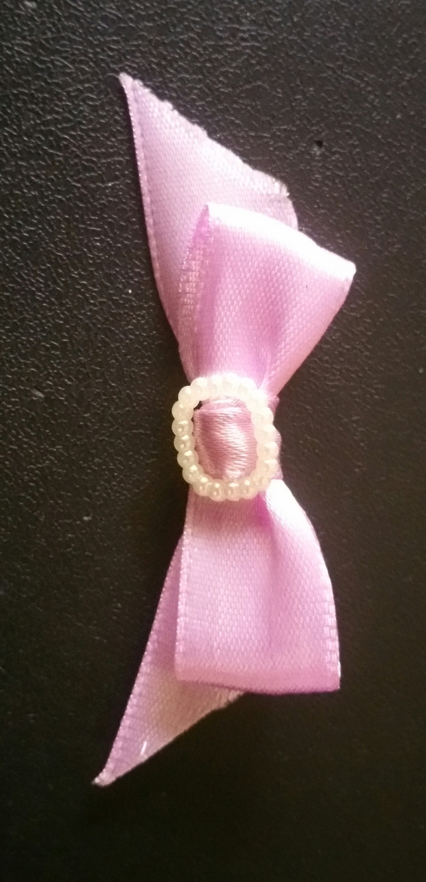 Ribbon Slider Charm Rectangle Acrylic 25pc WHITE Pearl C2002