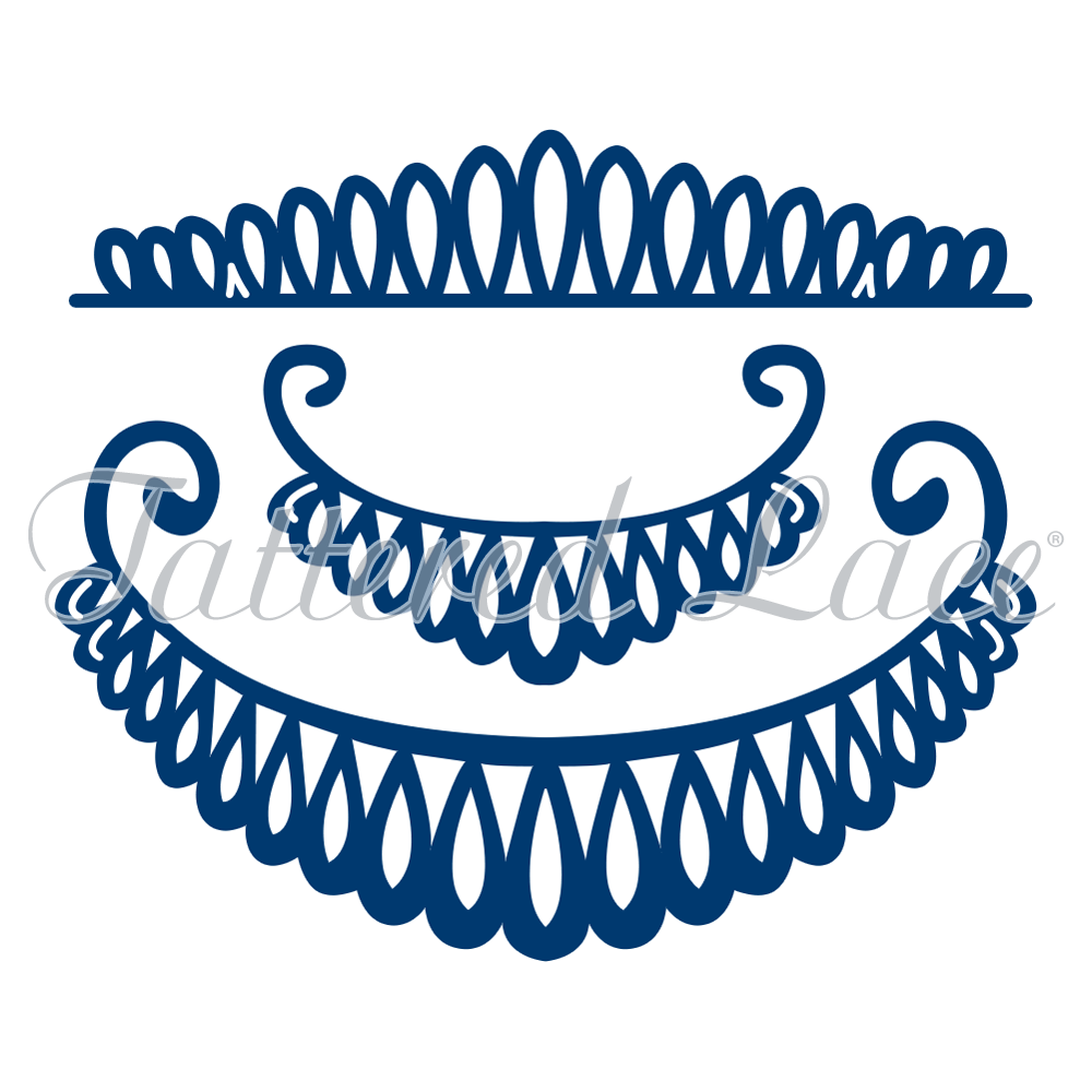 Tattered Lace RETIRED Venetian Swag Cutting Die Set D325