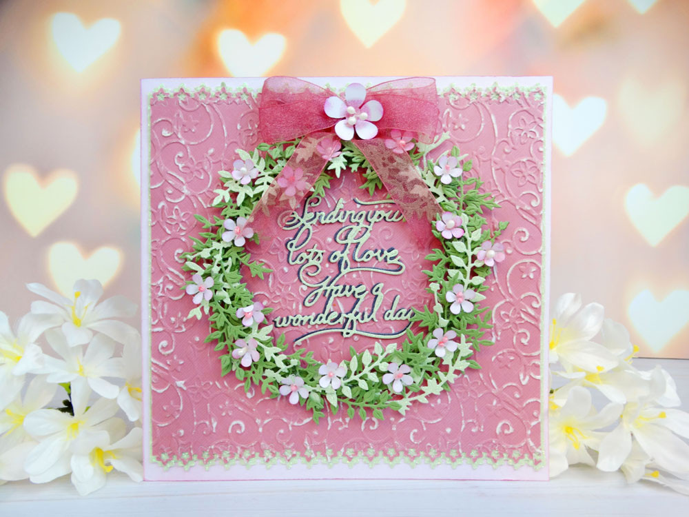 Tattered Lace RETIRED Delicate Flower Border Cutting Die Set D813