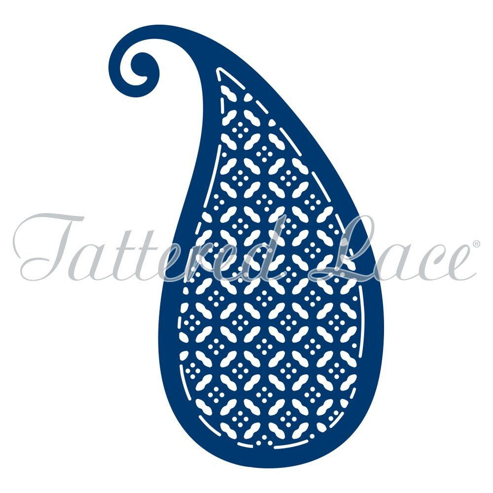 Tattered Lace Teardrop Lattice Cutting Die ETL458