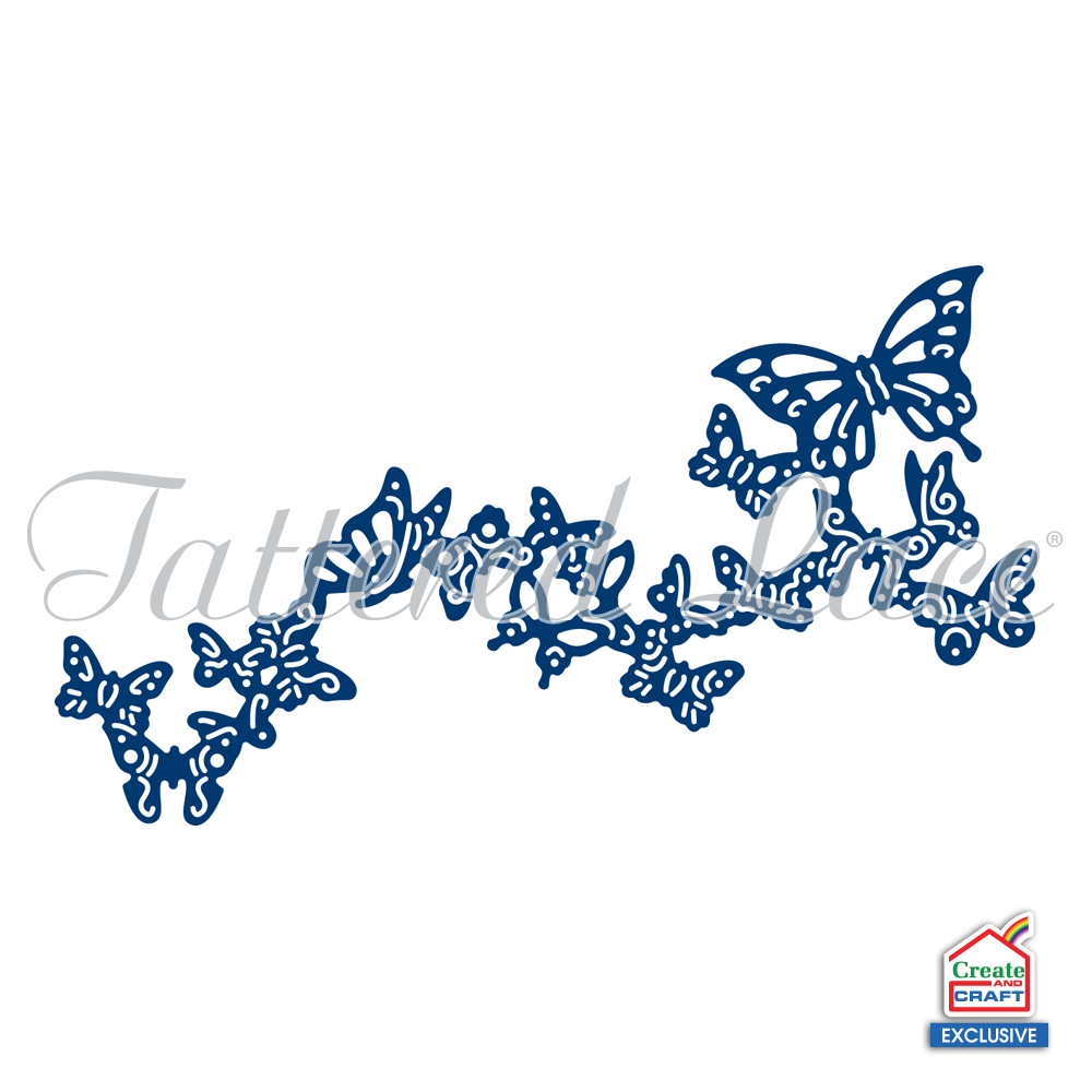Tattered Lace Butterfly Stream Cutting Die D1328