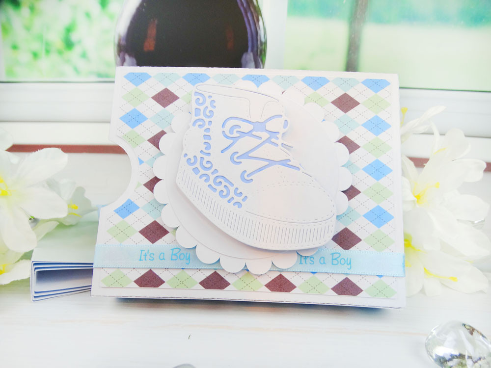 Tattered Lace Baby Boy Boot Cutting Die D734