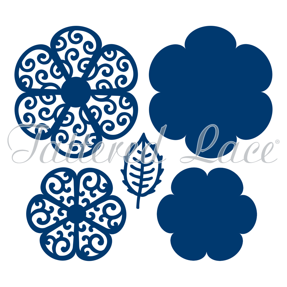 Tattered Lace RETIRED Lacy Rose Collection Die D232