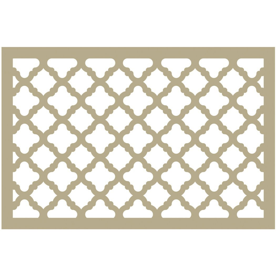 Couture Creations Be Merry - Studded Quatrefoil Stencil 4'X6'