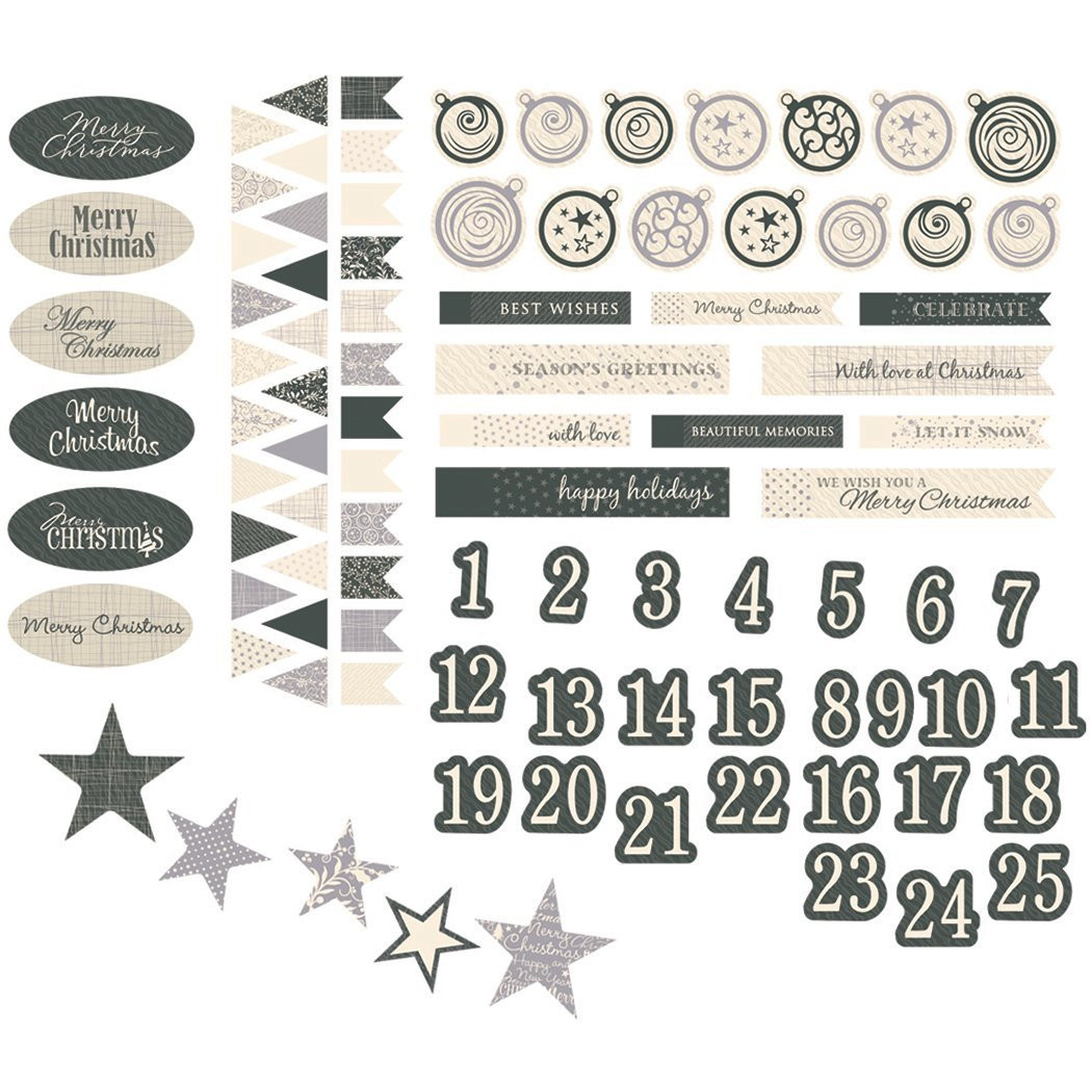 Be Merry And Classic Ephemera 93/Pkg-