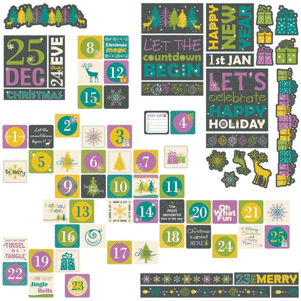 Be Merry And Bright Ephemera 72/Pkg