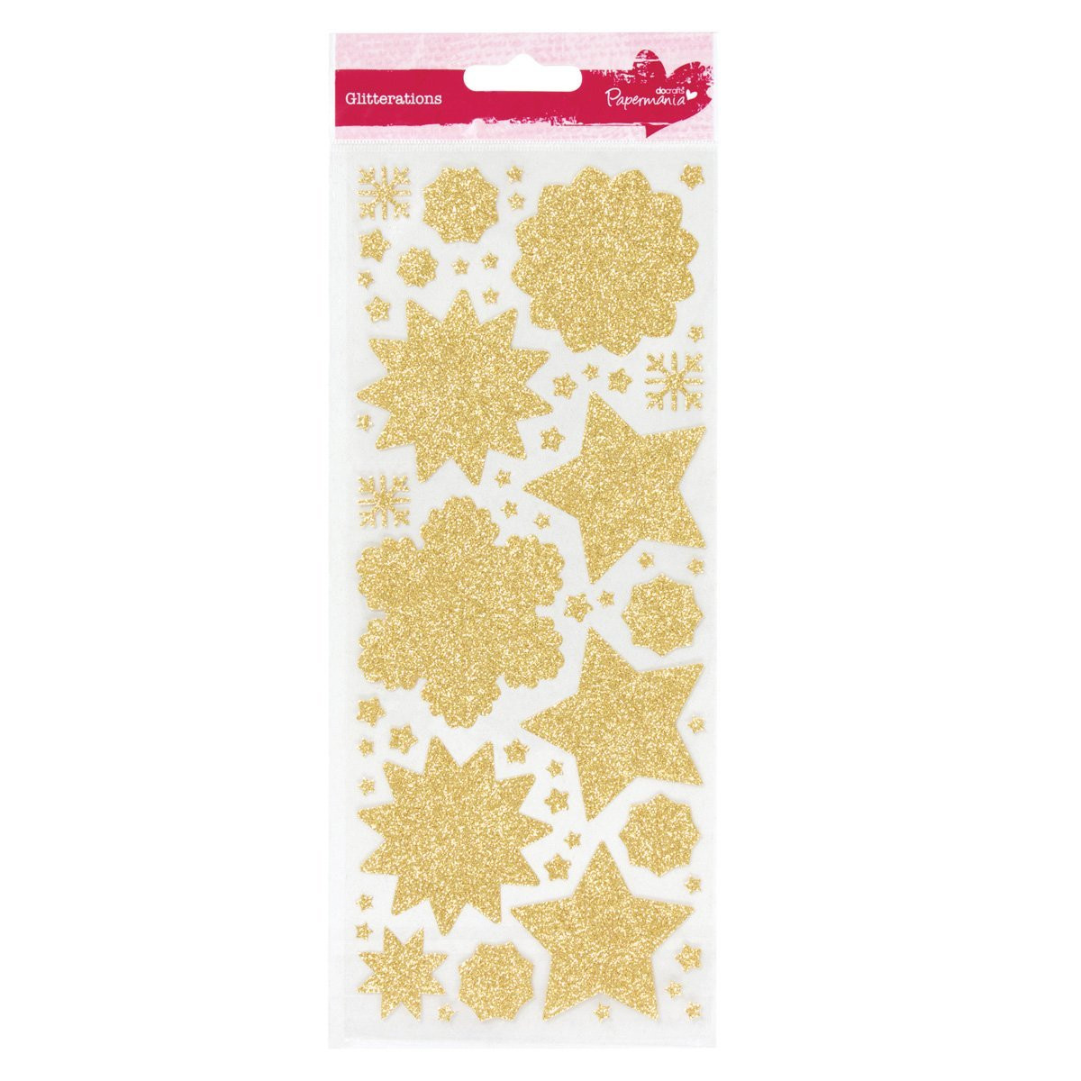 GLITTERATIONS FILIGREE GOLD 14161773 - SNOWFLAKE Peel-Style stickers