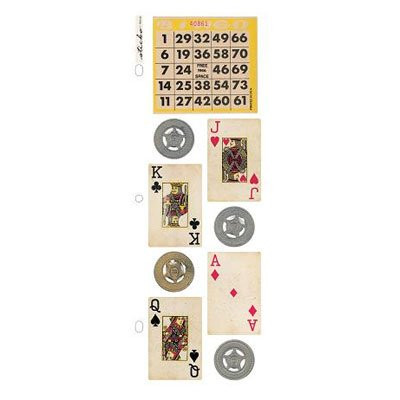 EK Success Nostalqiques Fun & Games Stickers