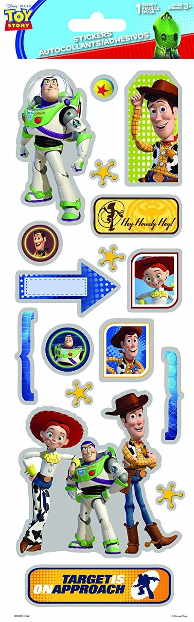 Sandylion Toy Story Chipboard Foil Stickers