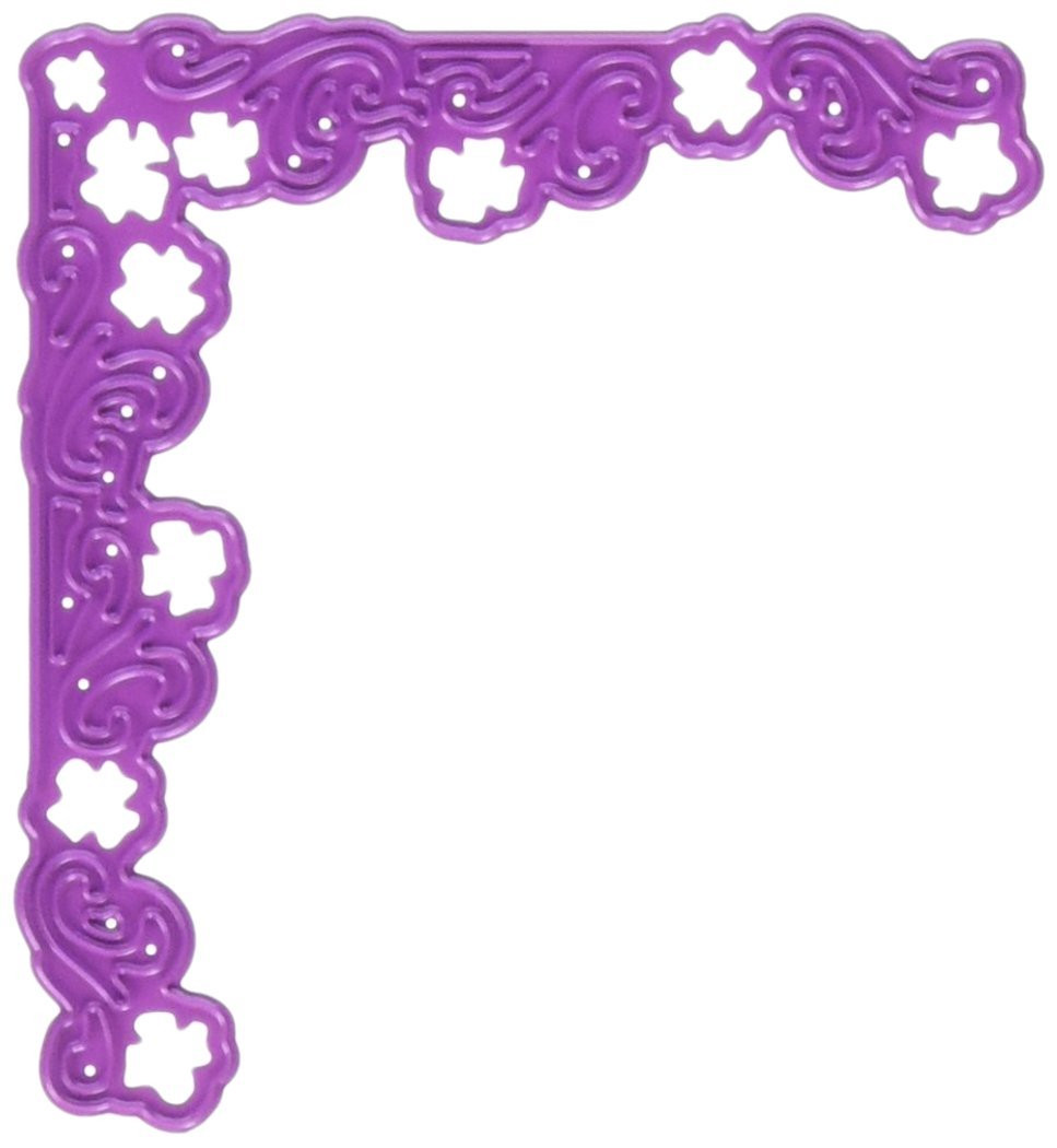 Joy! Crafts Die, Corner with Flowers