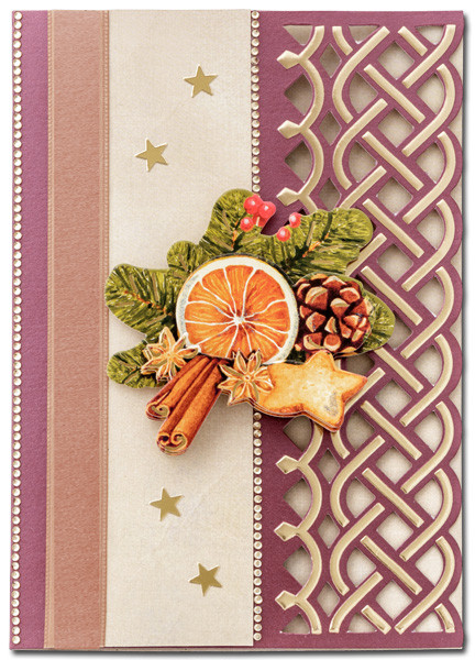 Hearty Craft 10 Luxury Cards - HC8777 Pearlized, Foiled, Die-Cut and Embossed