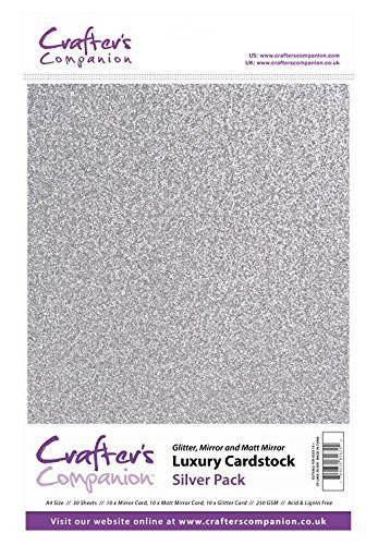 Crafter's Companion Luxury Cardstock - Silver