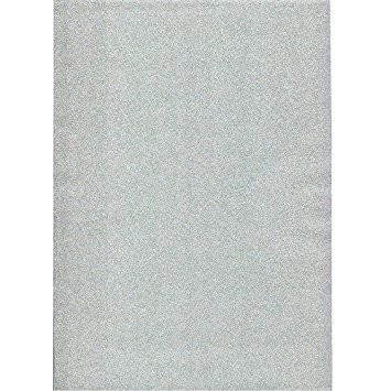 Glitterfoil Silver Self Adhesive - 2 Sheets - Glitzerfolie from Germany