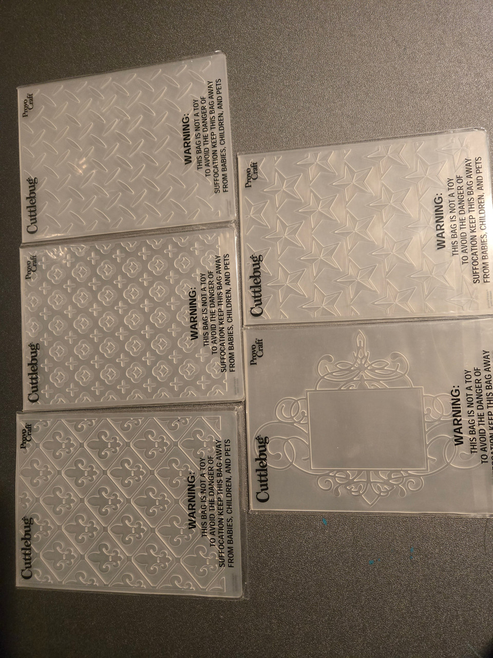 CUTTLEBUG Design Embossing Folders Set of 11 Folders! Many Retired!