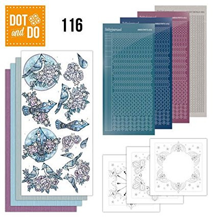 Dot and Do Nr. 116 Card Kit Winter HobbyDot Stickers, 3D Image & Layered Cards