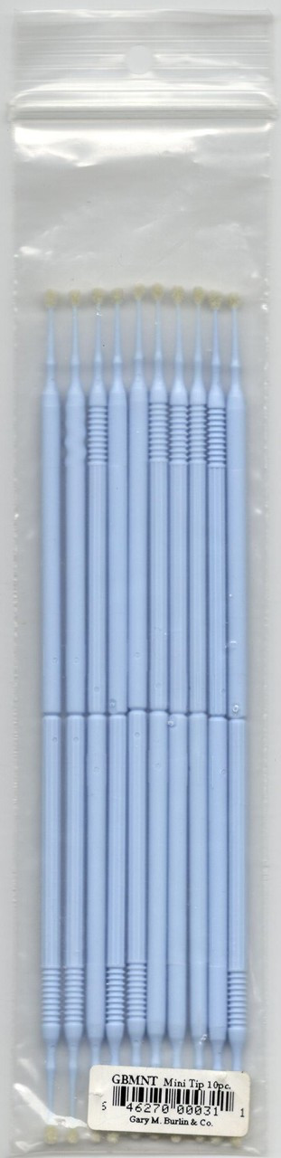Mini Tip Detail Applicator for Chalks & Inks 10 BLUE Dual-End Tools