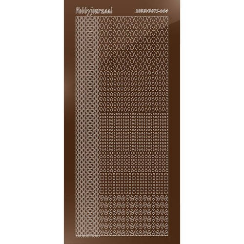 Find It Trading Hobbydots sticker style 4- Mirror - Brown