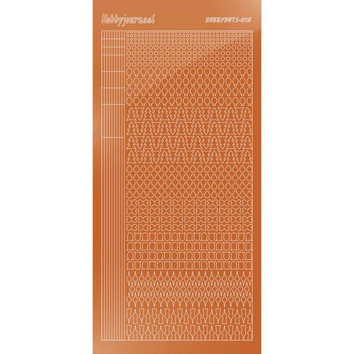 Find It Trading Hobbydots sticker style 15- Mirror - Copper