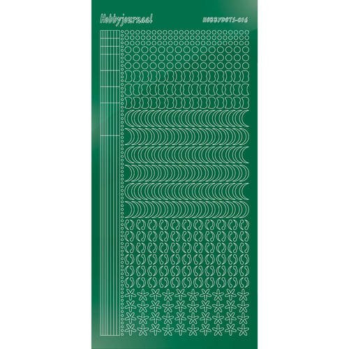 Find It Trading Hobbydots sticker style 16- Mirror - Green
