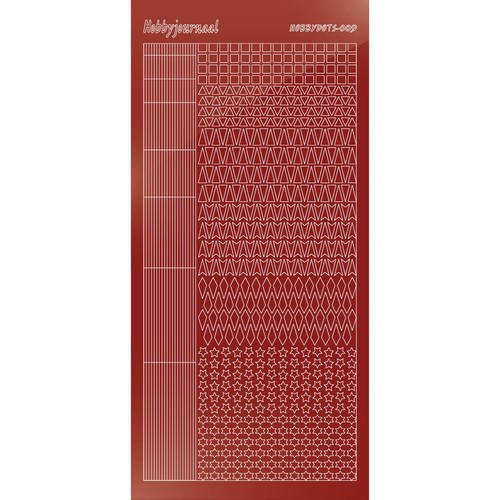 Find It Trading Hobbydots sticker style 9 - Mirror - Red