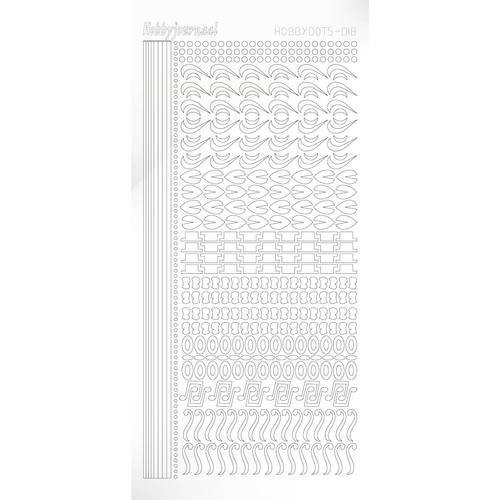 Find It Trading Hobbydots Sticker Style 18 - White
