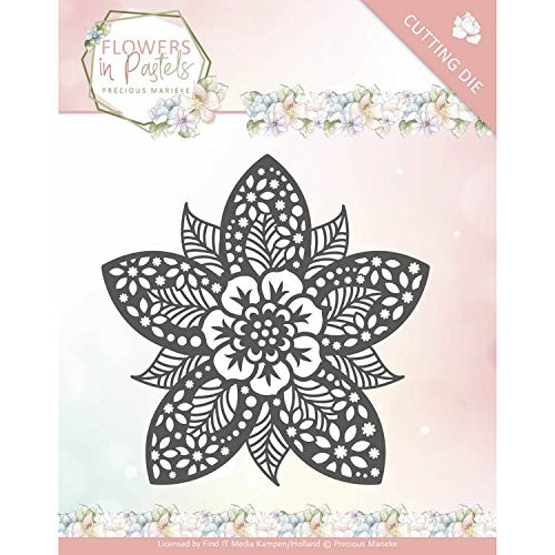 Precious Marieke- Flowers in Pastels- Reverse Flower Cutting Die PM10135