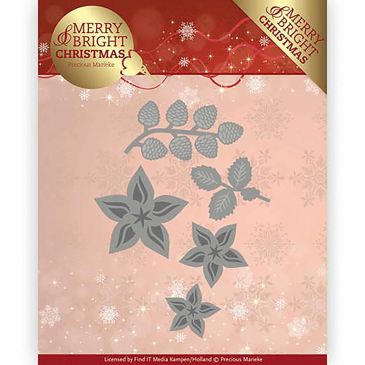 Precious Marieke Die-Christmas Florals