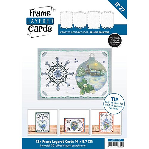 Stitch and Do Frame Layered Cards No27 with Embroidery & 3D Sheets