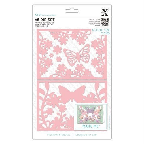 XCut - Wild Butterfly Metal Cutting Die Set 7-pcs