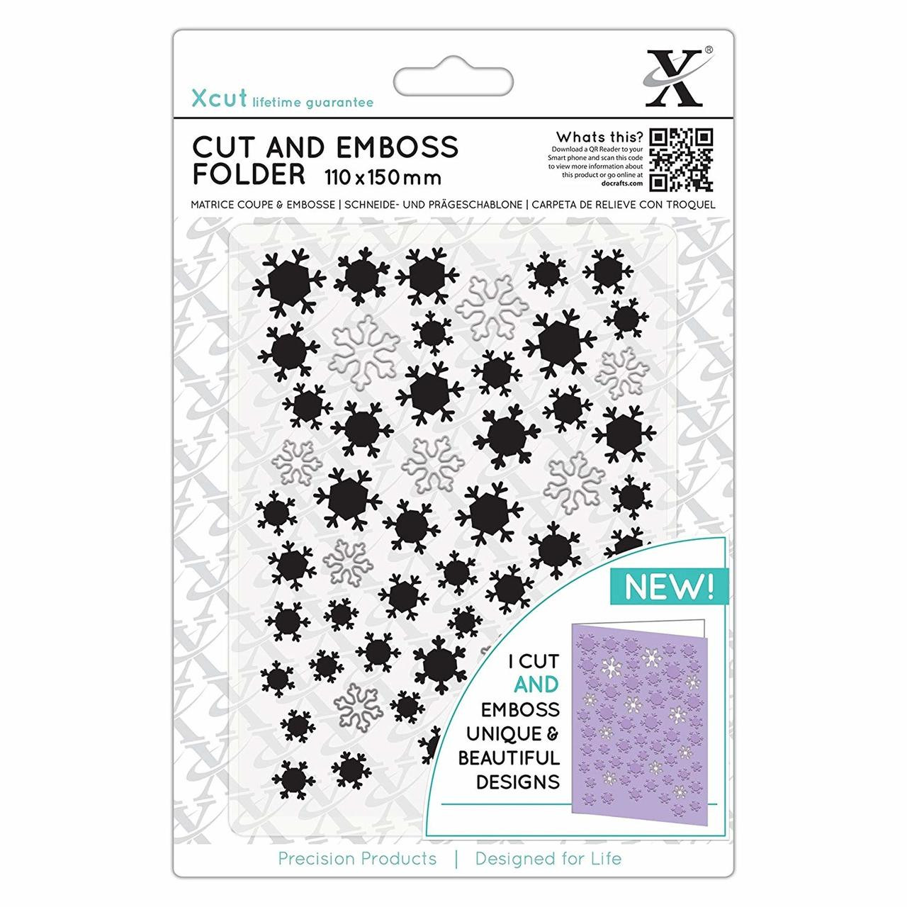 Xcut Cut & Emboss Folder Let It Snow Aperture XCU503940
