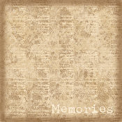  HOTP Memories 8x8 Papers 25-sheet Pack 30004