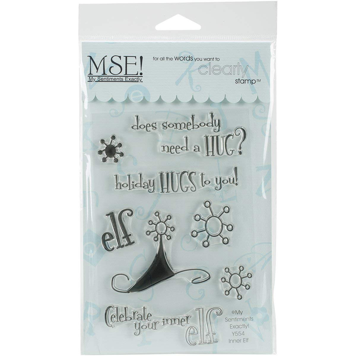 My Sentiments Exactly Clear Stamps 4x6 Sheet-Inner Elf