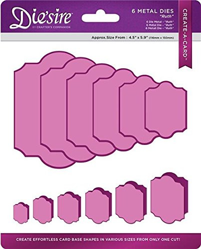 Die'sire by Crafter's Companion Card Base Die - Ruth