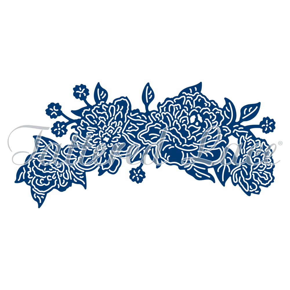 Tattered Lace Peony Bloom Chartsma Cutting Die D1009