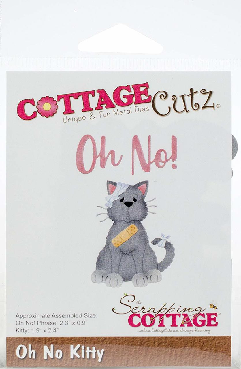 Cottagecutz Die-Oh No Kitty .9' To 2.4'